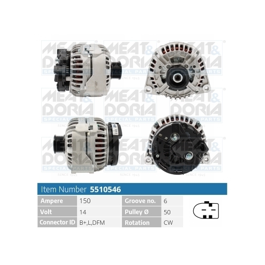 5510546 - Alternator 