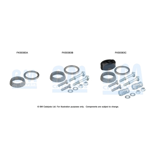 FK50383 - Mounting Kit, exhaust pipe 