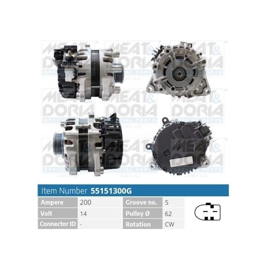 55151300G - Alternator 