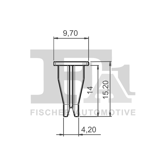 10-60018.5 - Clip, trim/protection strip 