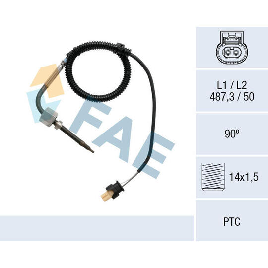 68015 - Sensor, exhaust gas temperature 