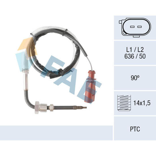 68090 - Sensor, avgastemperatur 