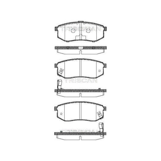 8110 42016 - Brake Pad Set, disc brake 