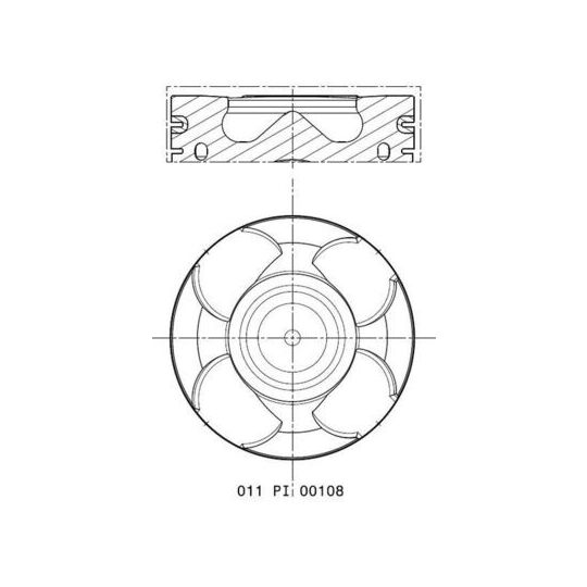 011 PI 00108 001 - Piston 