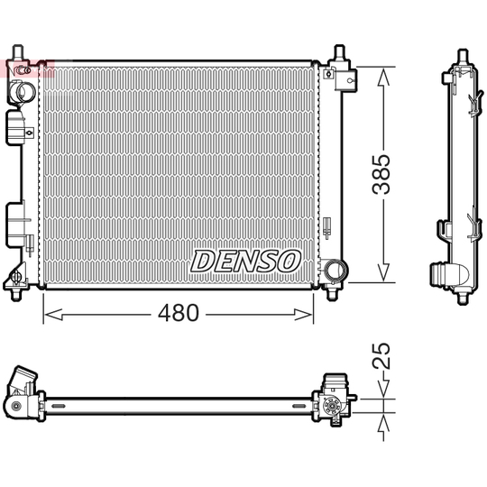 DRM41035 - Radiator, engine cooling 