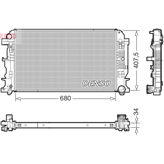 DRM17117 - Radiator, engine cooling 