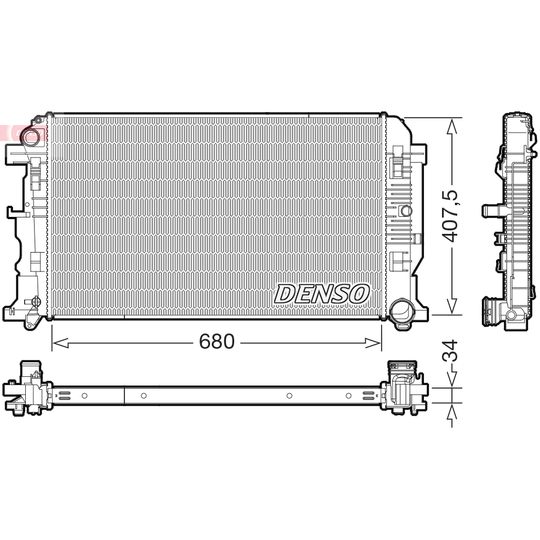 DRM32053 - Kylare, motorkylning 