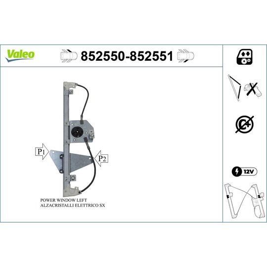 852550 - Window Regulator 