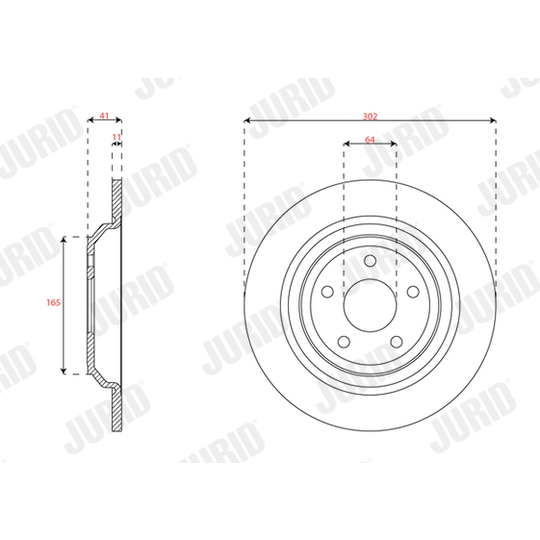 563450JC - Brake Disc 