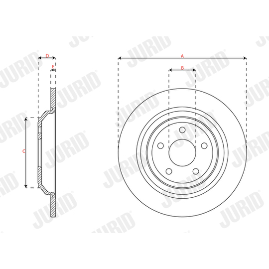 563450JC - Brake Disc 