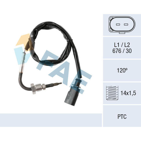 68019 - Sensor, avgastemperatur 