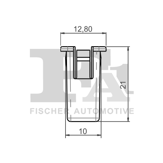 13-60003.5 - Clip, trim/protection strip 