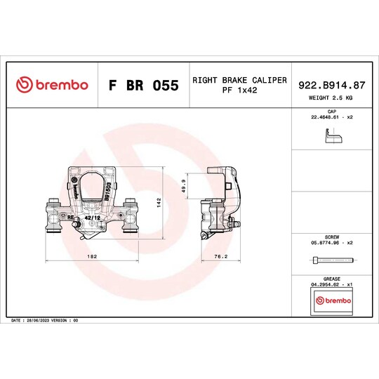 F BR 055 - Bromsok 