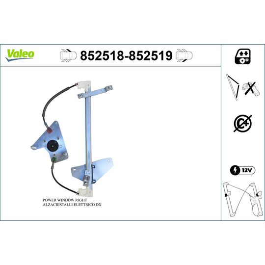 852518 - Window Regulator 