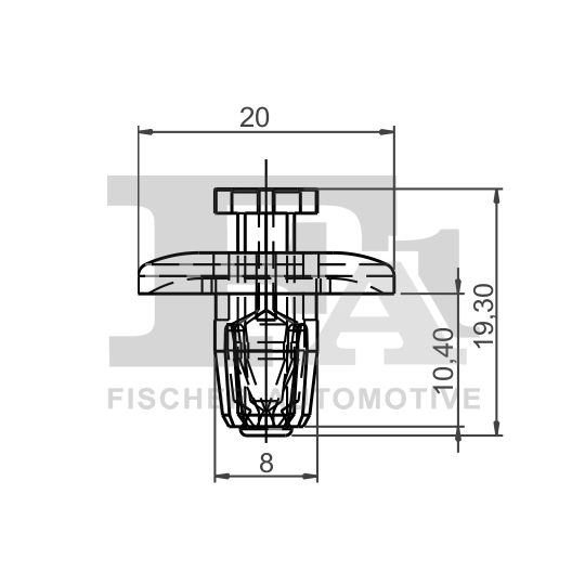 21-30003.10 - Clip, trim/protection strip 