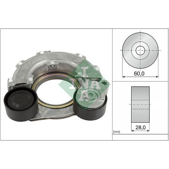 534 0796 10 - Belt Tensioner, V-ribbed belt 