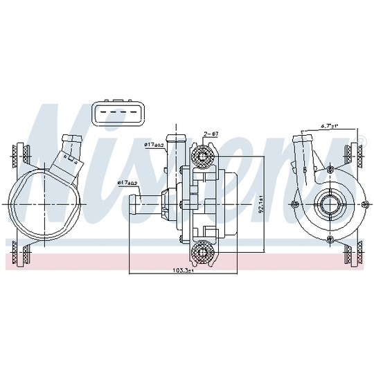 831388 - Vattenpump, växelriktare 