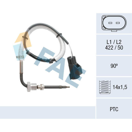 68067 - Sensor, avgastemperatur 