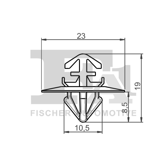 11-40122.5 - Clip, trim/protection strip 