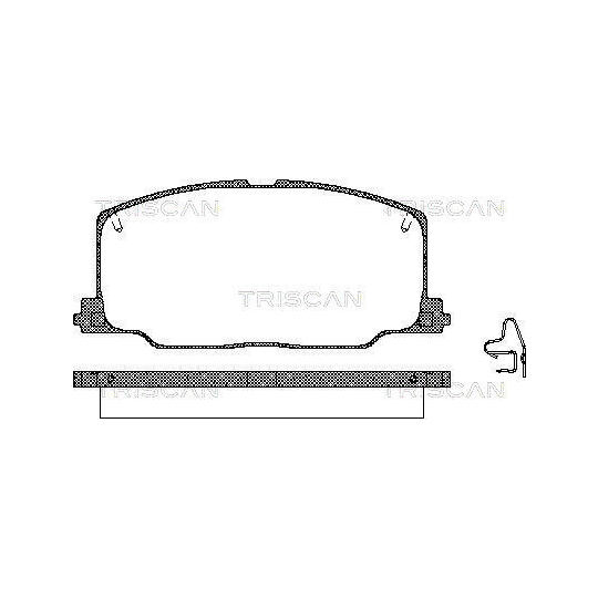 8110 13879 - Brake Pad Set, disc brake 