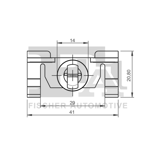 14-40086.25 - Clip, trim/protection strip 