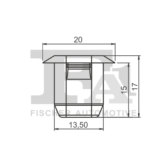 22-60001.25 - Clip, trim/protection strip 