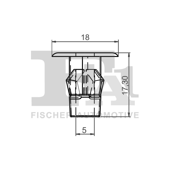 77-60006.25 - Clip, trim/protection strip 