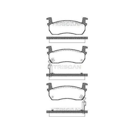 8110 14927 - Brake Pad Set, disc brake 