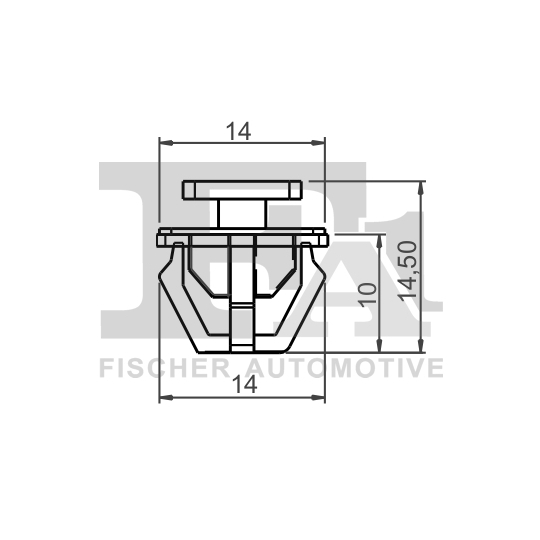 89-40003.5 - Clip, trim/protection strip 