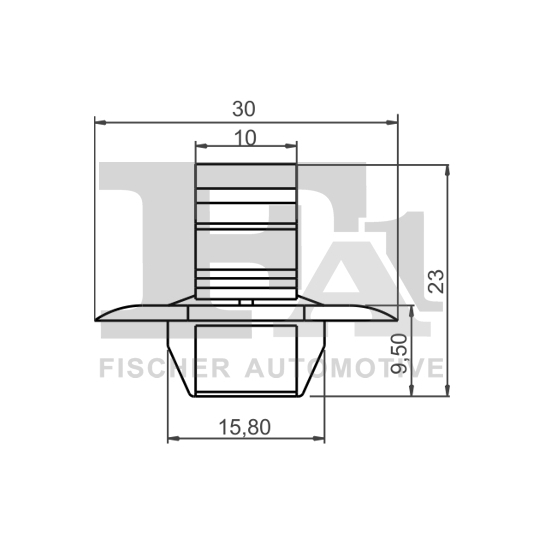 21-40055.5 - Clip, trim/protection strip 