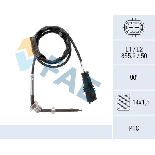 68086 - Sensor, exhaust gas temperature 