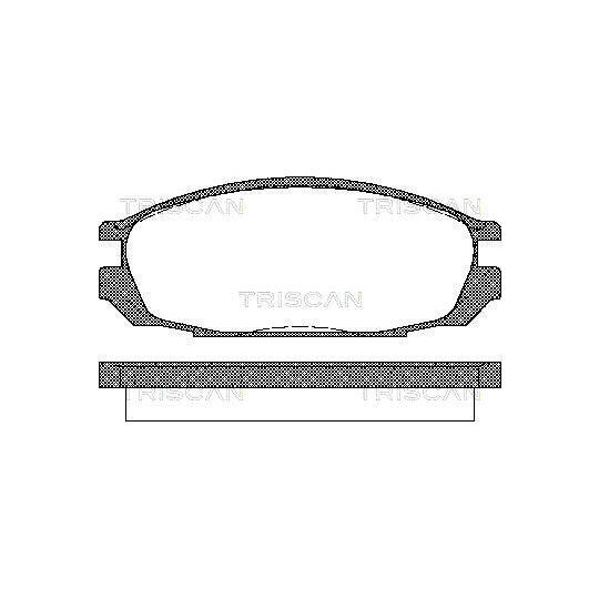 8110 14010 - Brake Pad Set, disc brake 