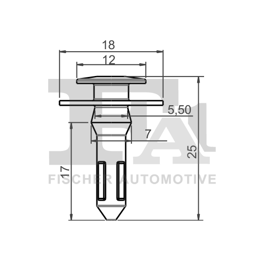 11-40007.10 - Clip, trim/protection strip 