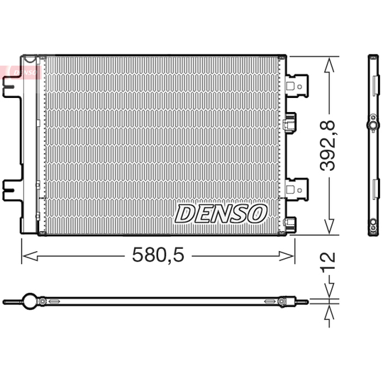 DCN37005 - Condenser, air conditioning 