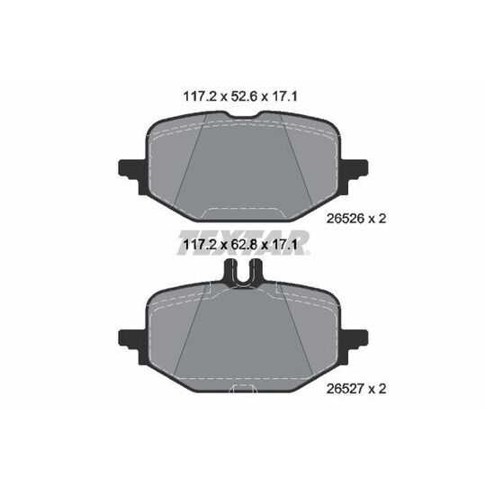 2652601 - Brake Pad Set, disc brake 