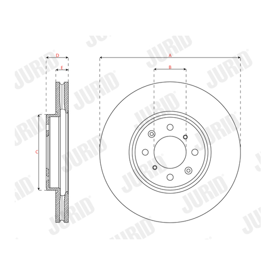 563611JC - Brake Disc 