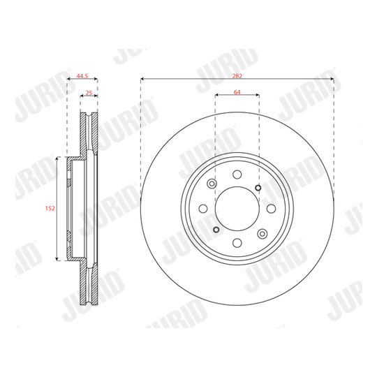 563611JC - Brake Disc 