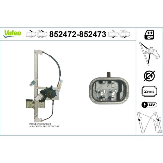 852472 - Window Regulator 