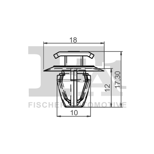 33-40010.10 - Clip, trim/protection strip 