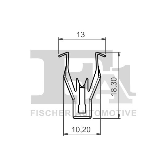 78-40012.25 - Clip, list 