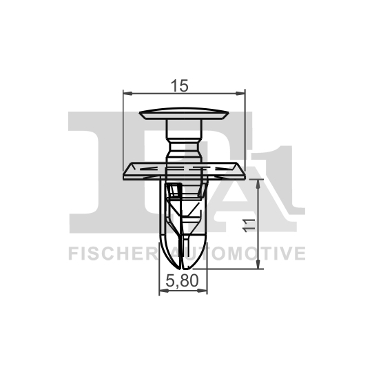 74-20001.5 - Clip, trim/protection strip 