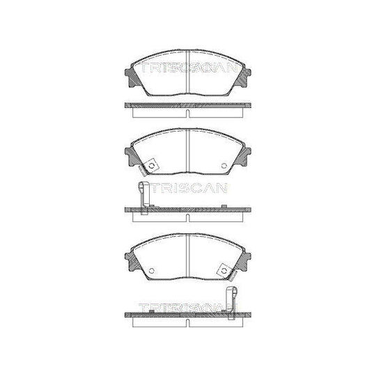 8110 40977 - Brake Pad Set, disc brake 