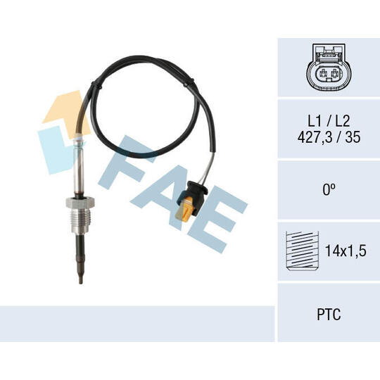 68023 - Sensor, exhaust gas temperature 