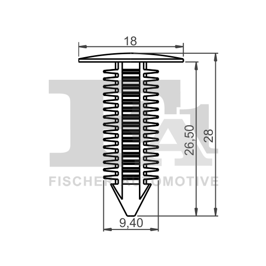 14-10013.10 - Clip, trim/protection strip 