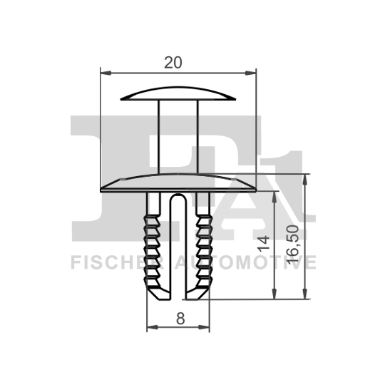 11-20012.5 - Clip, trim/protection strip 