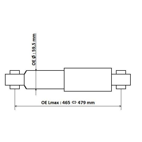 3450023 - Stötdämpare 