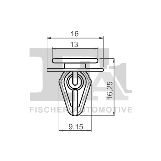 76-40009.5 - Clip, trim/protection strip 