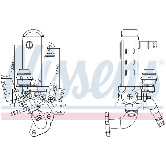 989461 - Cooler, exhaust gas recirculation 