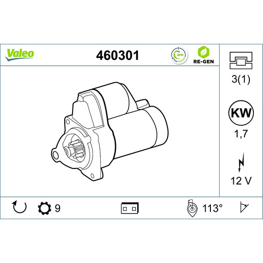 460301 - Startmotor 