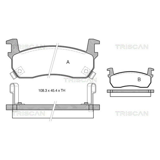 8110 14129 - Brake Pad Set, disc brake 